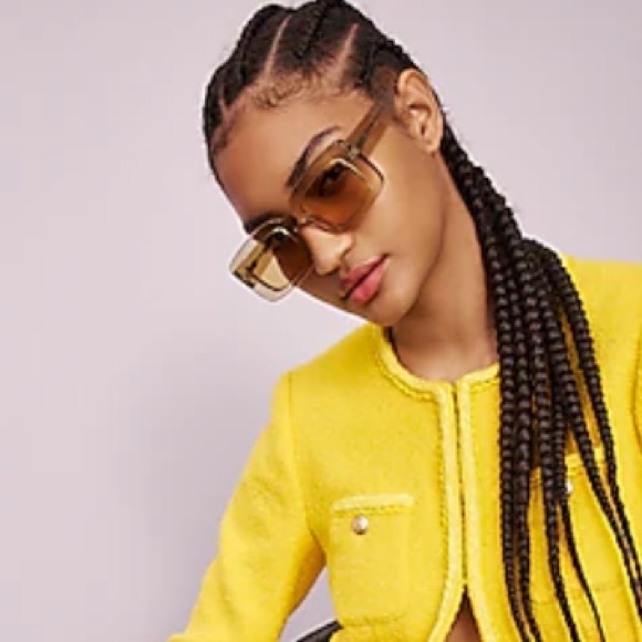 J. Crew Oversized Rectangle Sunglasses - Picture 8 of 11